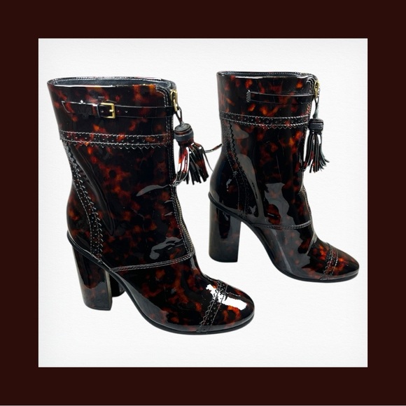 Tory Burch | Huxley Boot in Tortoise - Picture 2 of 14